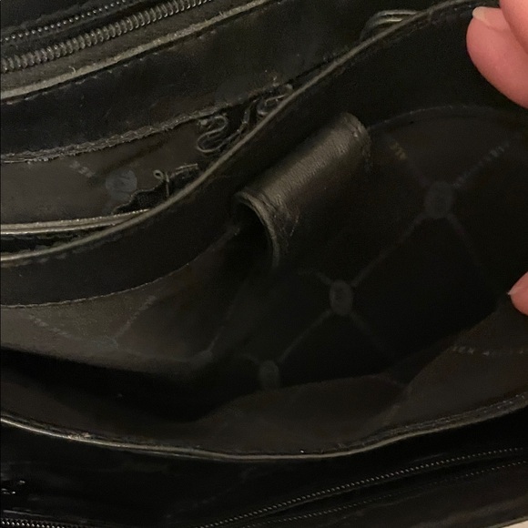 Derek Alexander Black Leather Crossbody Bag - Picture 8 of 10